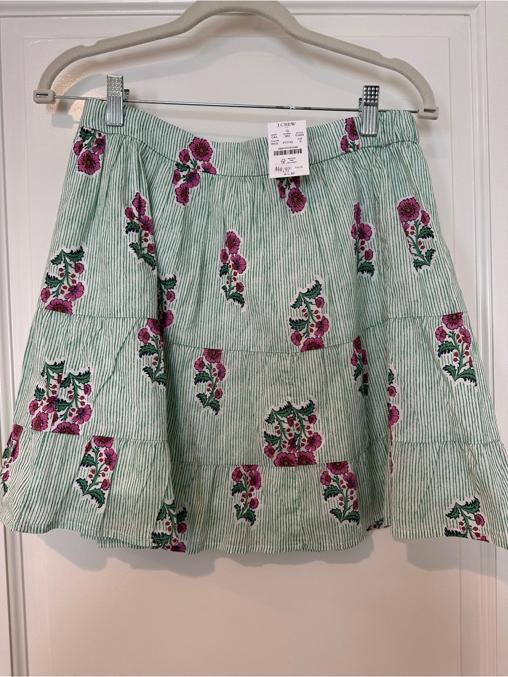 NWT J Crew cotton miniskirt